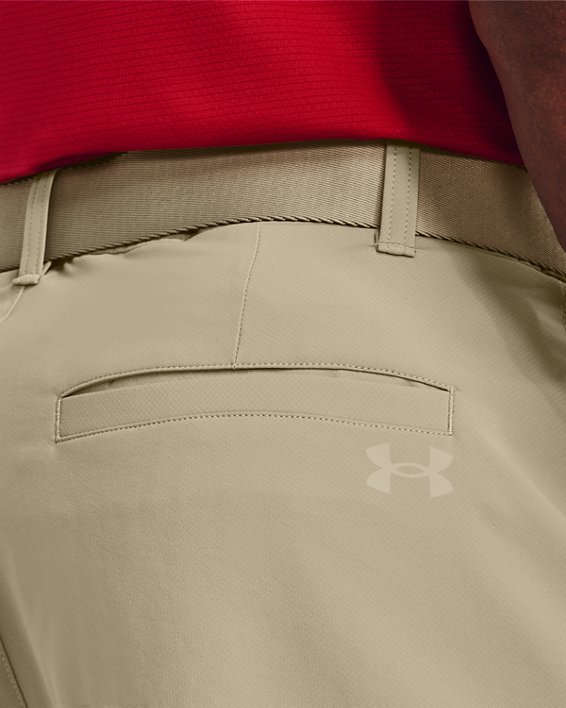 Men's UA Matchplay Tapered Pants in Brown image number 3